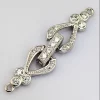 CZ and Silver Bracelet Clasp