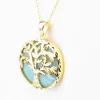 Tree-of-Life Amazonite Pendant