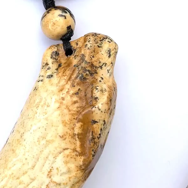 Natural Jasper Dragon Pendant - Image 7