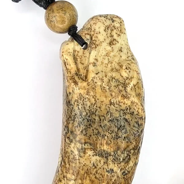 Natural Jasper Dragon Pendant - Image 5
