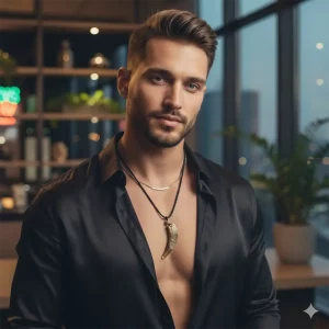 Natural Jasper Dragon Pendant