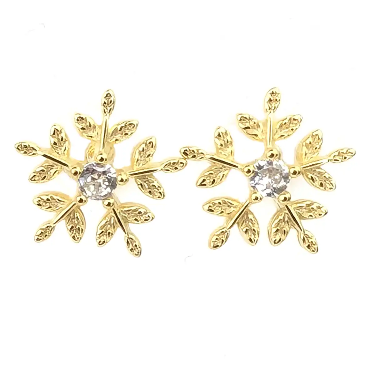 Christmas Earrings - Snowflake - Image 4