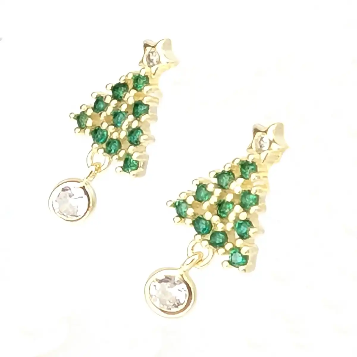 Christmas Earrings - Festive Tree - Image 5