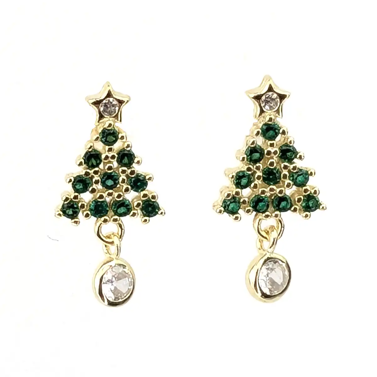 Christmas Earrings - Festive Tree - Image 3