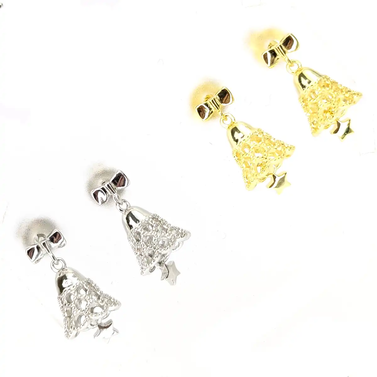 Christmas Earrings - Christmas Bells - Image 3