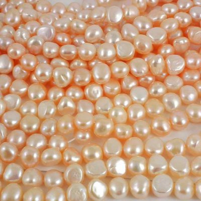 Baroque Round Peach Pearl