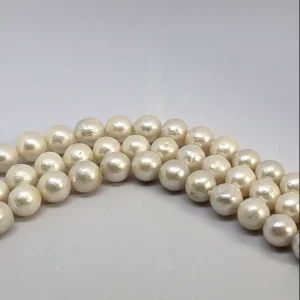 Edison pearl loose string, 10-12 mm, A, graduated, white