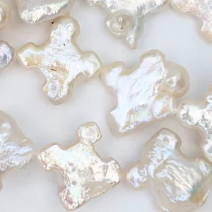 Baroque Freshwater White Pearls