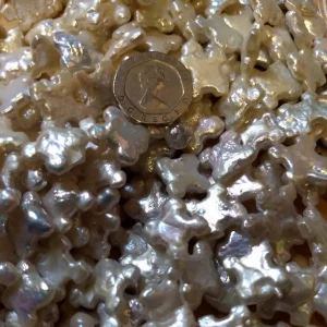 Baroque Freshwater White Pearls