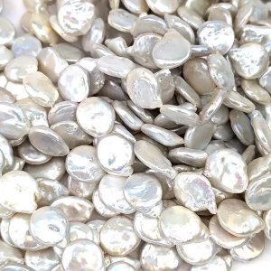 Tailed Coin Pearls with a good Lustre
