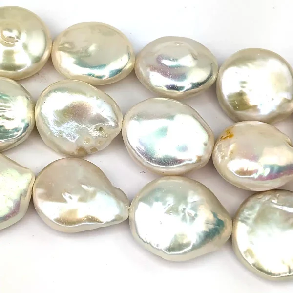 16mm Plump Coin Pearls