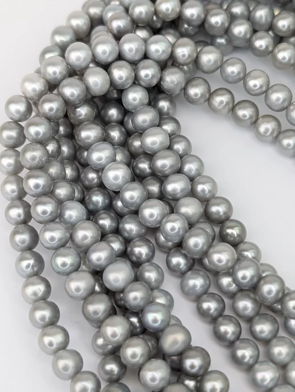7mm Silver Pearls