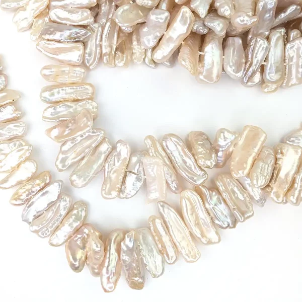Biwa tooth pearls