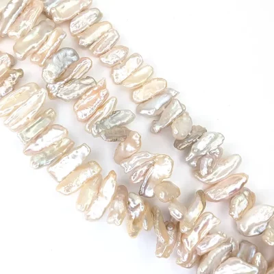 Biwa tooth pearls