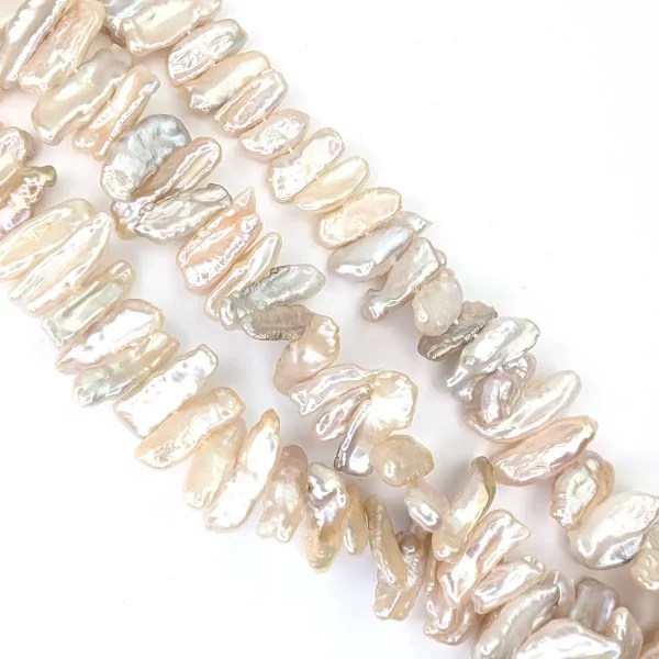 Biwa tooth pearls