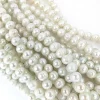Oval 9x10mm High-Lustre Pearl String