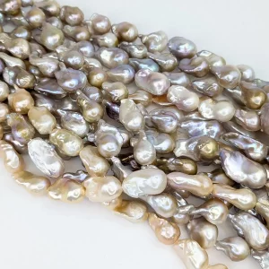 Medium Fireball Lilac Pink Pearl String