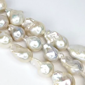 White Fireball Pearl String