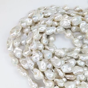 White Fireball Pearl String