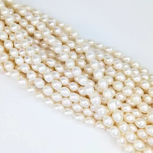 Freshwater White Rice Pearl String