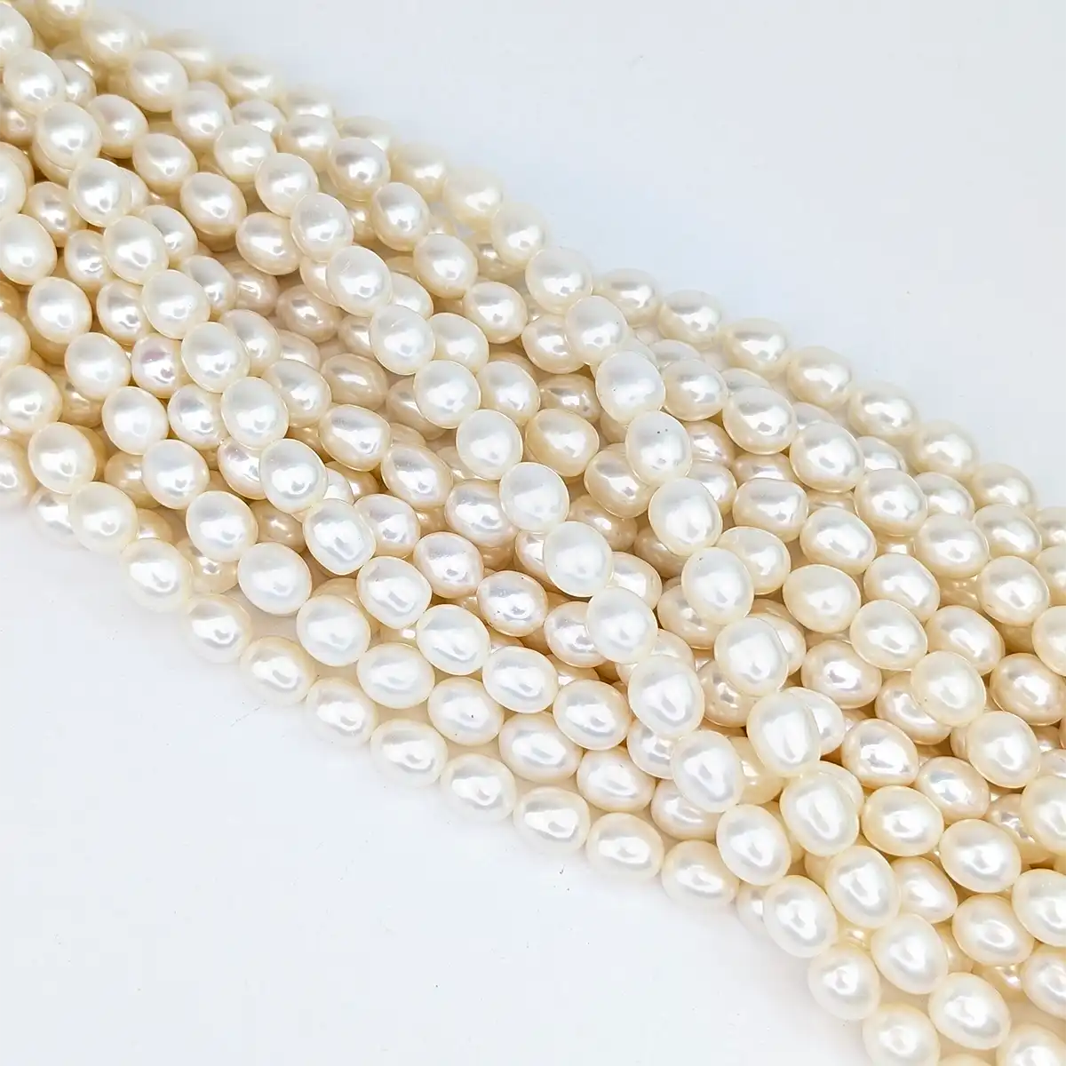 Freshwater White Rice Pearl String