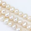 Oval White Pearl String - 7mm Freshwater