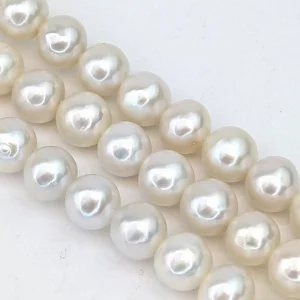 AAA Round Pearls - Freshwater white pearl string 7mm