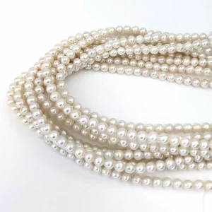AAA Round Pearls - Freshwater white pearl string 7mm
