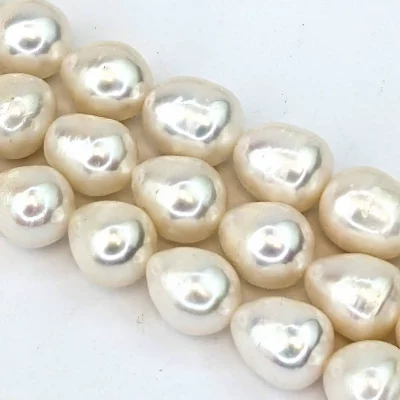 Baroque Teardrop Pearl String