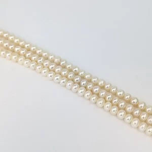 Button Pearl String - White 6mm