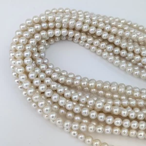 Freshwater Akoya-like Stringing Pearls White 5.5-6mm