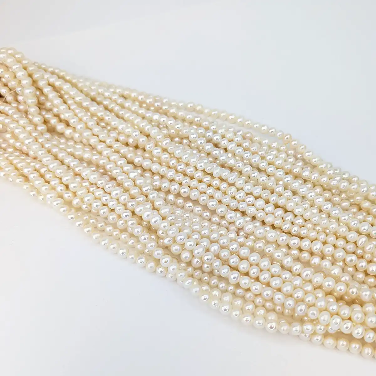 Near Round Pearl String 4.5-5mm
