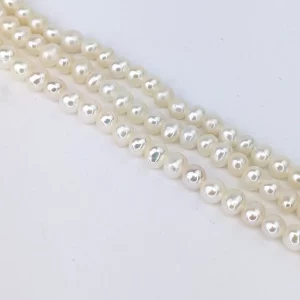 Near Round Pearl String 4.5-5mm