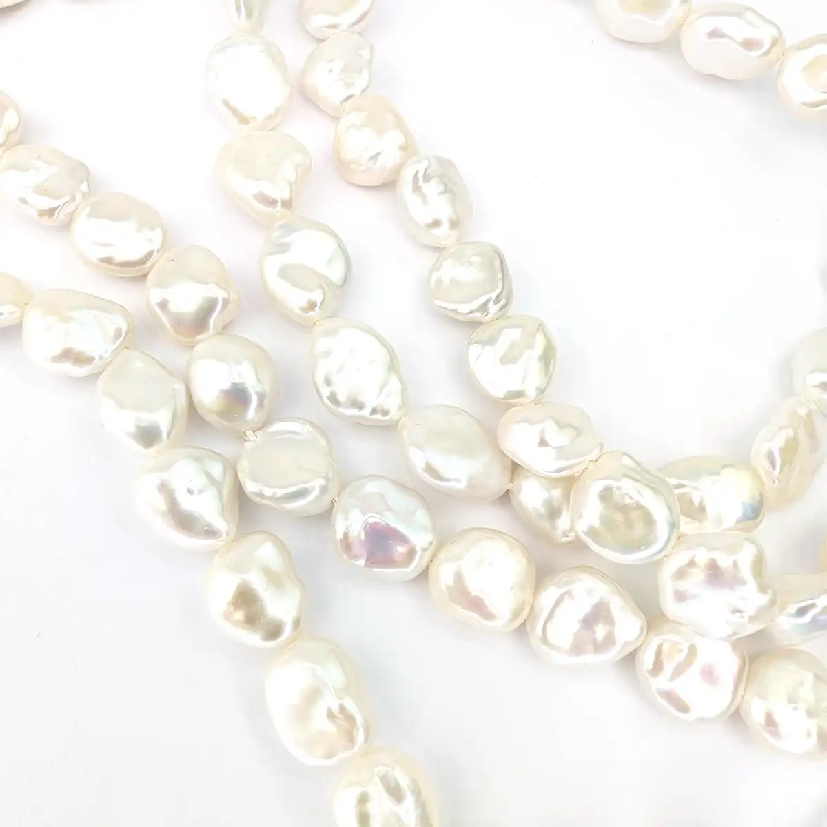 Gorgeous 'Fat' Keshi Pearls - Image 2