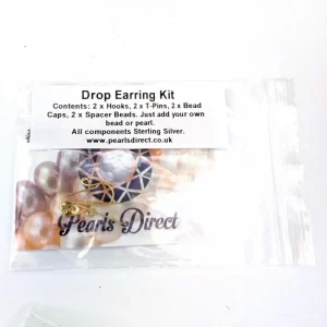 Drop Earring Making Kit - Silver