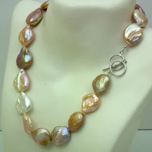 Baroque Coin Pearl Necklace