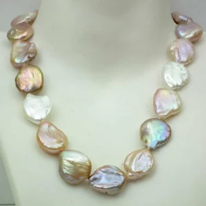 Baroque Coin Pearl Necklace