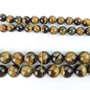 Smooth Tiger's Eye Beads