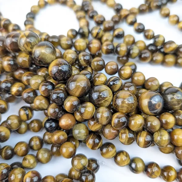 Round Tiger’s Eye Beads