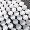 White Selenite Beads